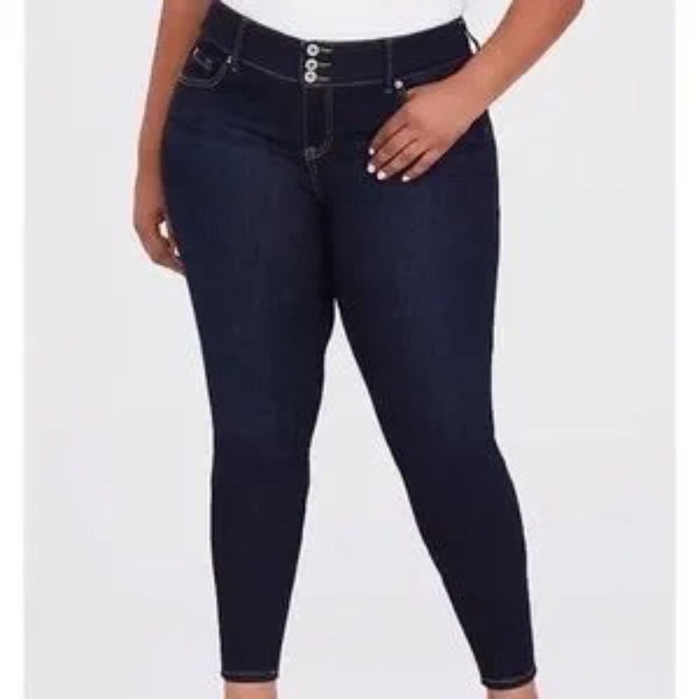 Torrid Super Soft Dark Wash Jegging, Skinny, Size 20R, NWOT